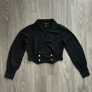 Forever 21 Black Blouse